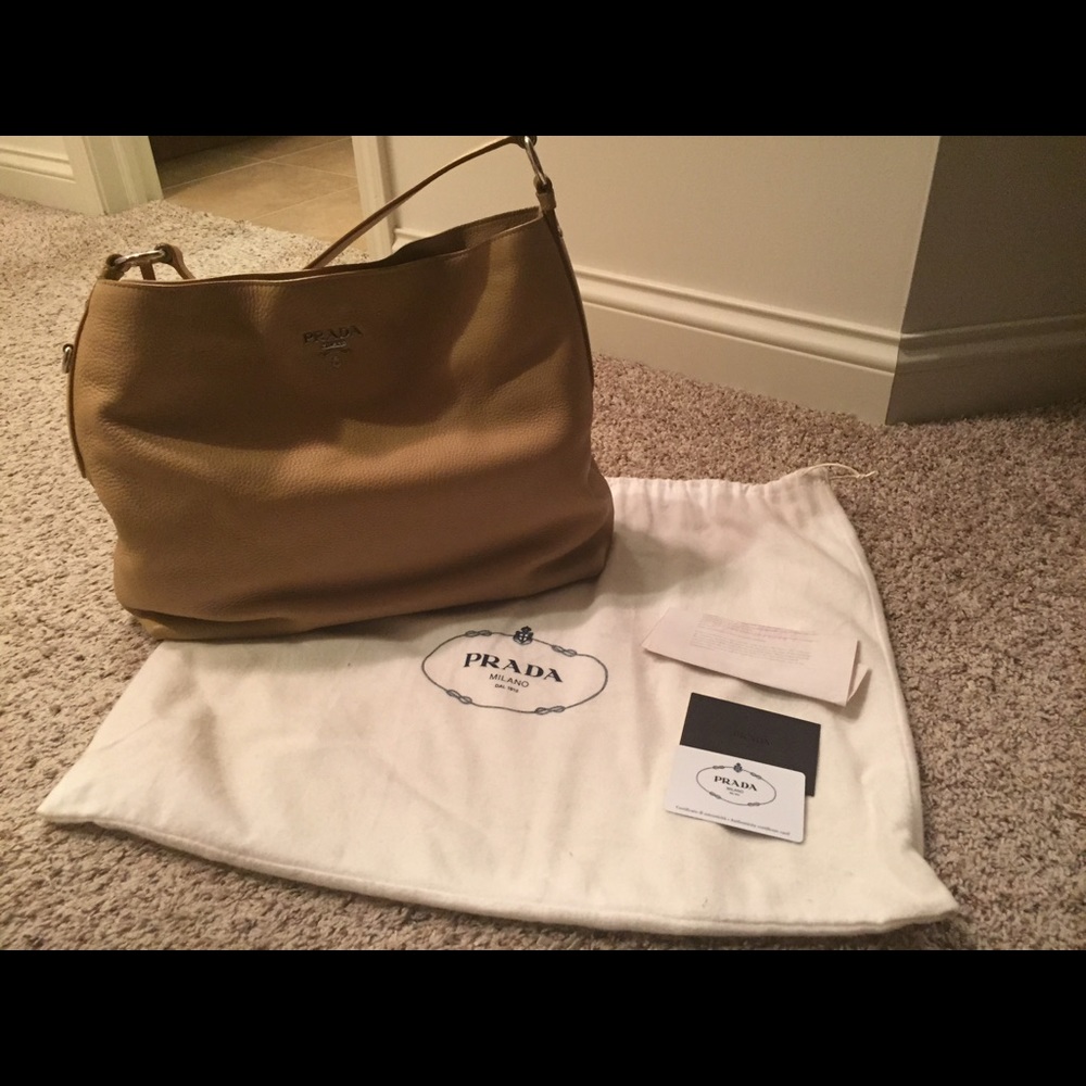 Authentic!! Brand New Nude Leather Prada Bag!!!